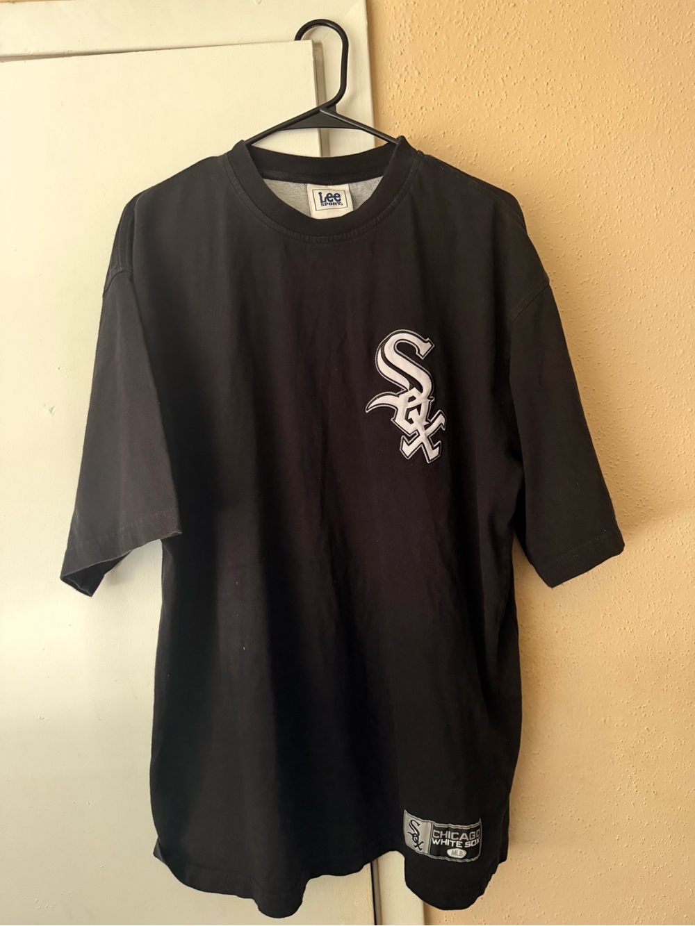 Vintage Chicago White Sox Baseball Patch Tshirt Lee Sport XL